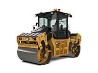 Tandem vibratory rollers